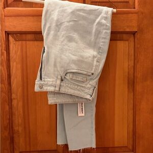 Old Navy Pale Blue Straight-Leg Women's Jeans